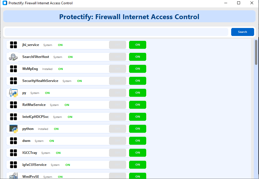 Access Control Dashboard